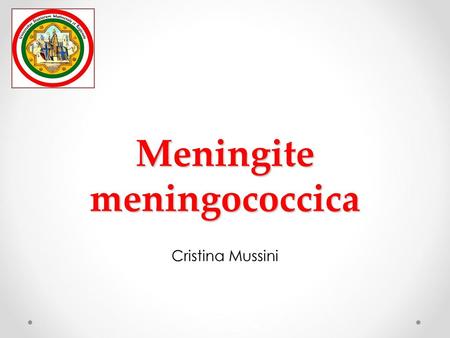 Meningite meningococcica