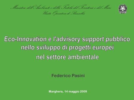 Ministero dell’Ambiente e della Tutela del Territorio e del Mare