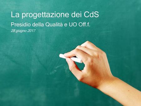 La progettazione dei CdS