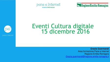 Eventi Cultura digitale