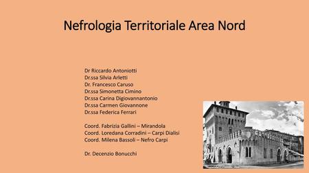 Nefrologia Territoriale Area Nord