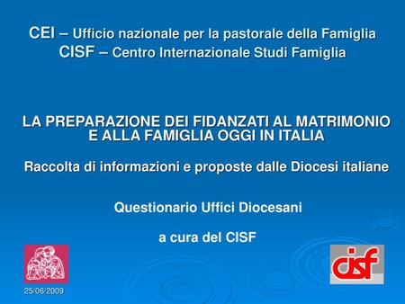 Raccolta di informazioni e proposte dalle Diocesi italiane