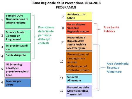 Piano Regionale della Prevenzione