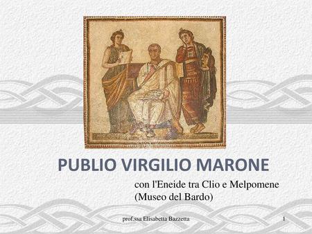 PUBLIO VIRGILIO MARONE