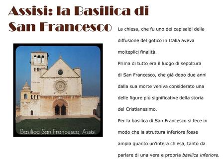 Assisi: la Basilica di San Francesco