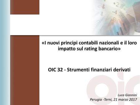 OIC 32 - Strumenti finanziari derivati