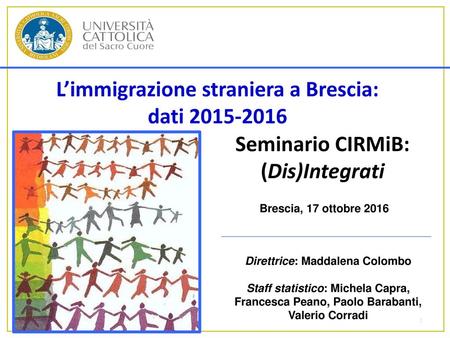 L’immigrazione straniera a Brescia: dati