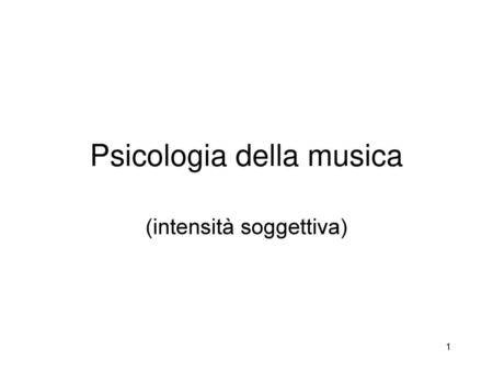 Psicologia della musica