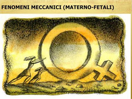 FENOMENI MECCANICI (MATERNO-FETALI)