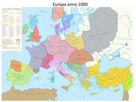 Europa anno 1000.