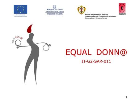 EQUAL IT-G2-SAR-011 Regione Autonoma della Sardegna