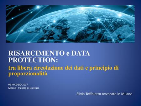 RISARCIMENTO e DATA PROTECTION: