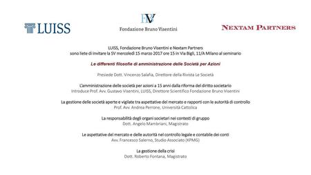 LUISS, Fondazione Bruno Visentini e Nextam Partners
