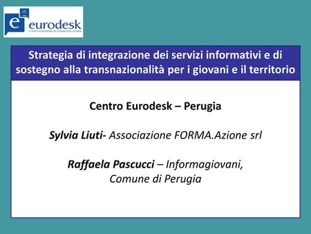 Centro Eurodesk – Perugia