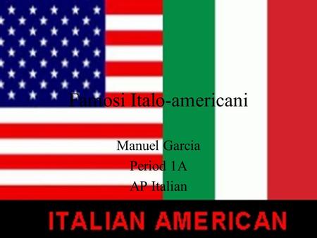 Famosi Italo-americani