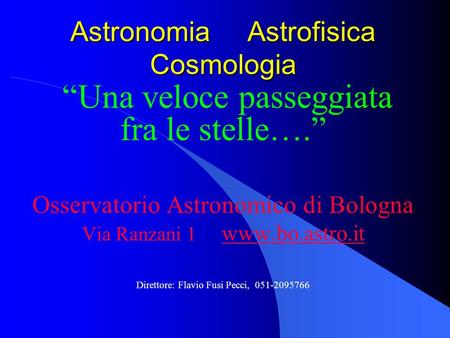 Astronomia Astrofisica Cosmologia