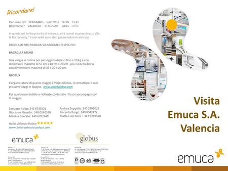 Visita Emuca S.A. Valencia Ricordare!