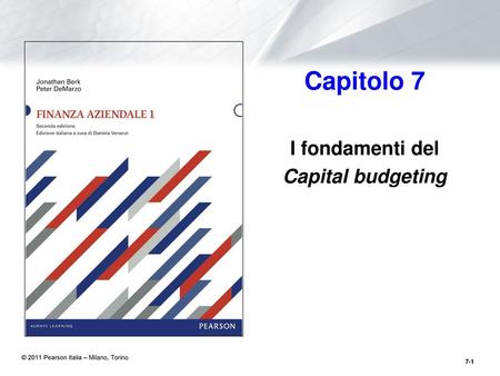 I fondamenti del Capital budgeting