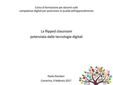 La flipped classroom potenziata dalle tecnologie digitali