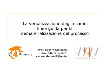 Prof. Cesare Stefanelli