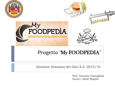Progetto ‘My FOODPEDIA’