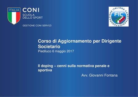 Il doping – cenni sulla normativa penale e sportiva