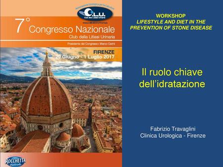 LIFESTYLE AND DIET IN THE PREVENTION OF STONE DISEASE