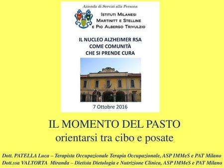 IL NUCLEO ALZHEIMER RSA