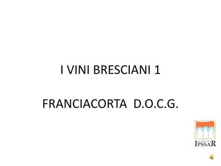 I VINI BRESCIANI 1 FRANCIACORTA D.O.C.G..