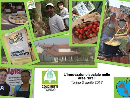 L’innovazione sociale nelle aree rurali Torino 3 aprile 2017