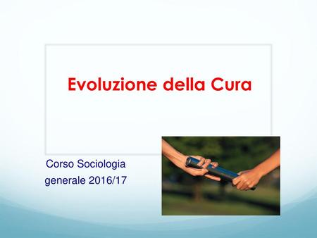 Corso Sociologia generale 2016/17