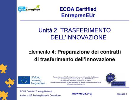 di trasferimento dell’innovazione