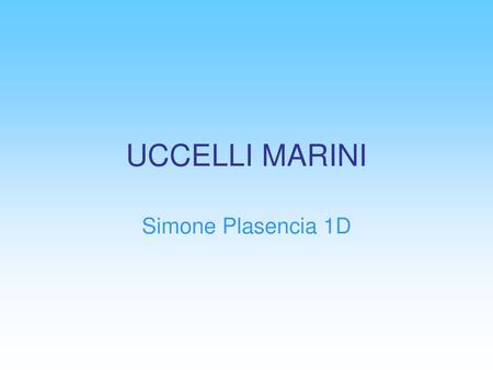 UCCELLI MARINI Simone Plasencia 1D.