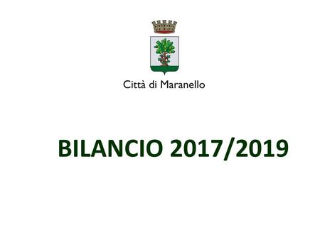 BILANCIO 2017/2019.