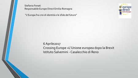 Crossing Europe «L’Unione europea dopo la Brexit