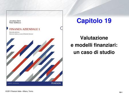 Valutazione e modelli finanziari: un caso di studio