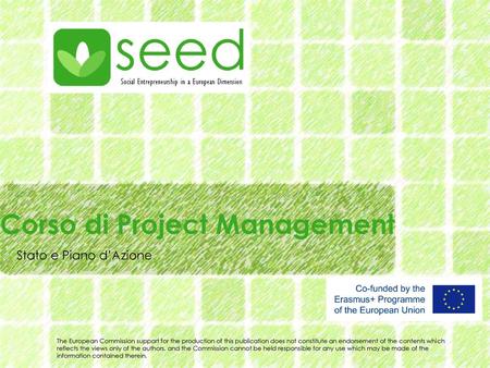 Corso di Project Management