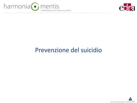 Prevenzione del suicidio