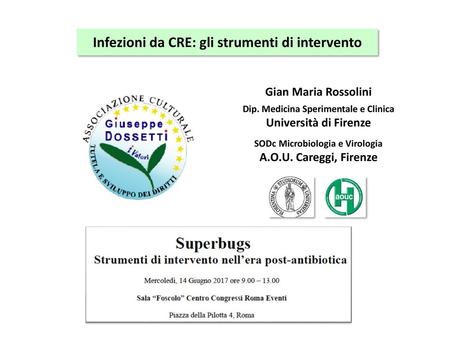 Infezioni da CRE: gli strumenti di intervento