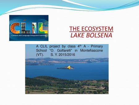 THE ECOSYSTEM LAKE BOLSENA