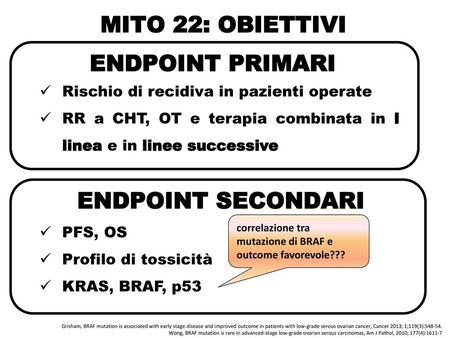 Mito 22: obiettivi endpoint primari endpoint secondari