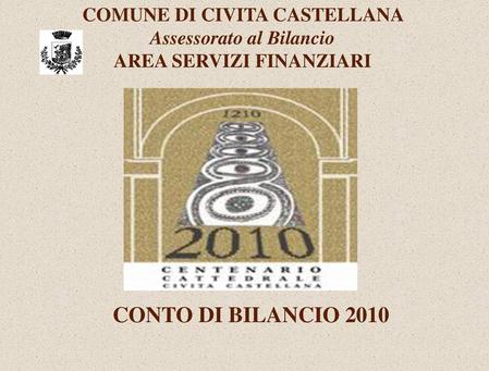 CONTO DI BILANCIO 2010 COMUNE DI CIVITA CASTELLANA