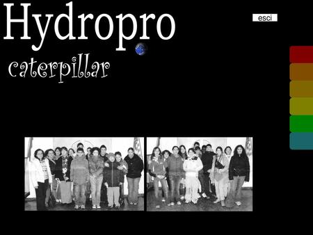 Hydropro esci caterpillar.