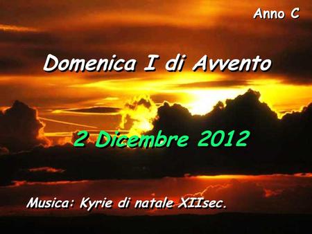 Musica: Kyrie di natale XIIsec.