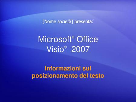 Microsoft® Office Visio® 2007