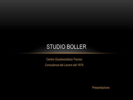 STUDIO BOLLER Centro Giuslavoristico Treviso