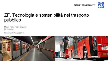 ZF. Tecnologia e sostenibilità nel trasporto pubblico