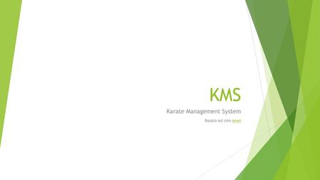 Karate Management System Basato sul cms newt