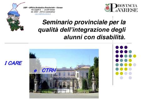 USP – Ufficio Scolastico Provinciale - Varese