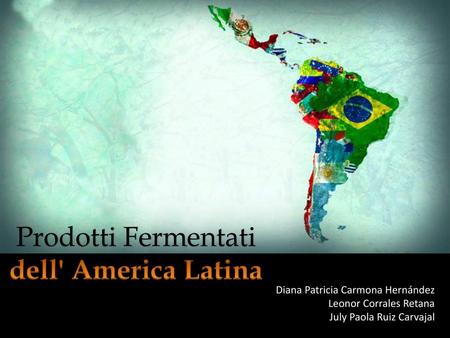 Prodotti Fermentati dell' America Latina